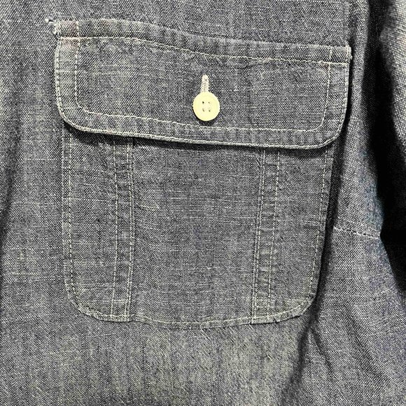 J Crew Perfect Shirt -  Women's Chambray Denim Shirt - Picture 4 of 6